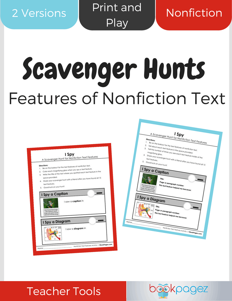 Cover_Features of NF Text Scavenger Hunts