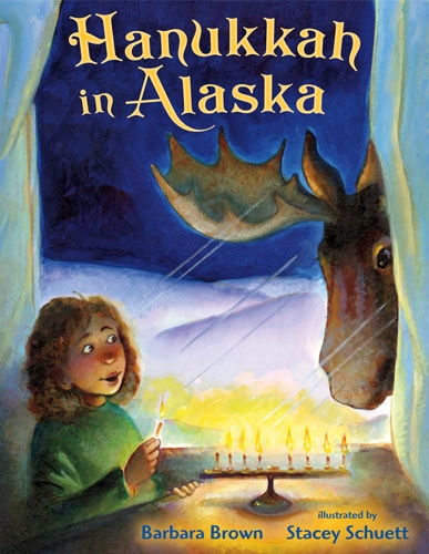 The cover for the book Hanukkah in Alaska