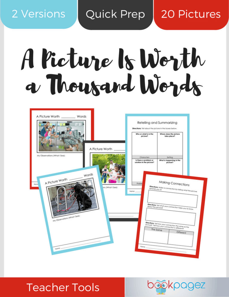 A Picture Is Worth a Thousand Words - BookPagez