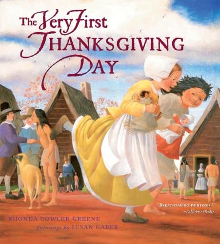 The cover for the book The Very First Thanksgiving Day
