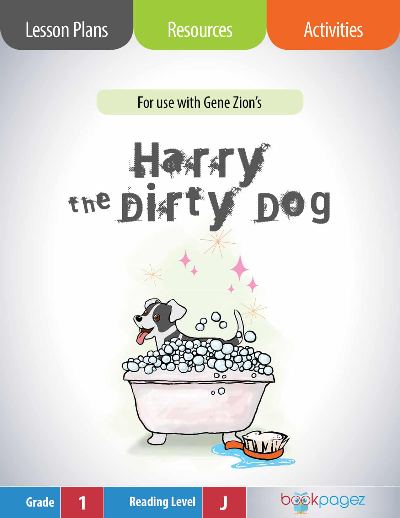 The cover for Harry the Dirty Dog Lesson Plans and Teaching Resources
