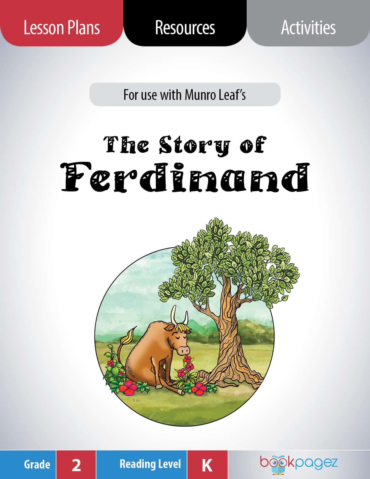 The cover for The Story of Ferdinand Lesson Plans and Teaching Resources
