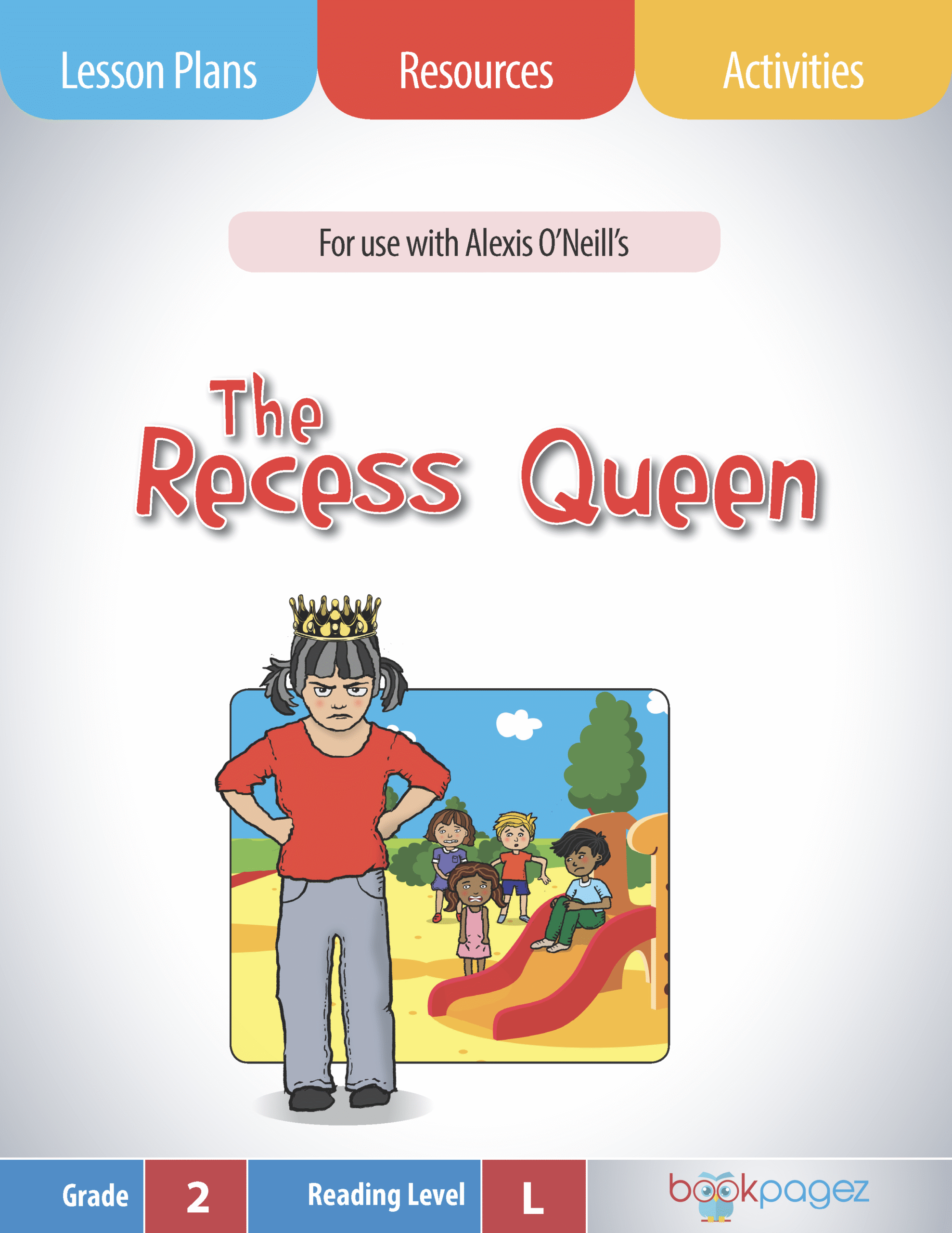 The cover for The Recess Queen Lesson Plans and Teaching Resources