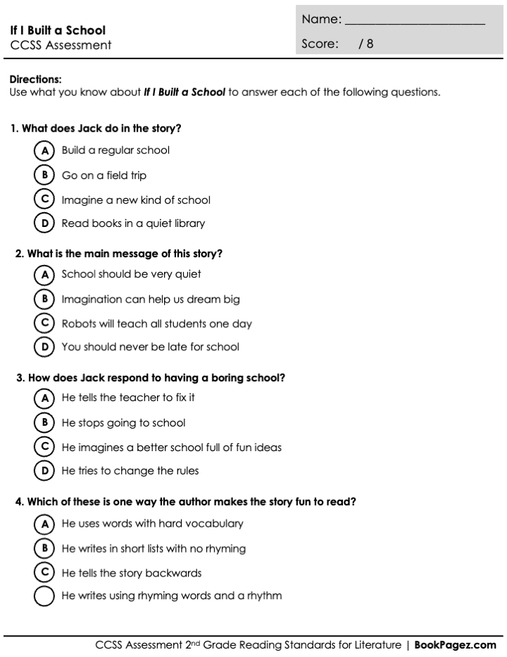 The first page of Asking Questions with A Bad Case of Stripes
