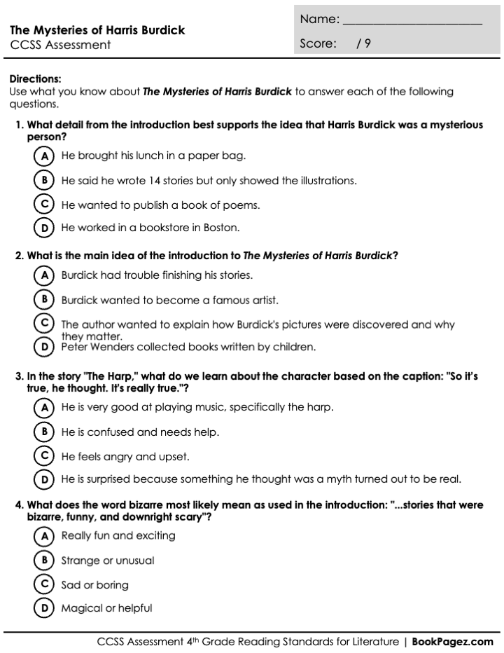 The first page of Asking Questions with A Bad Case of Stripes