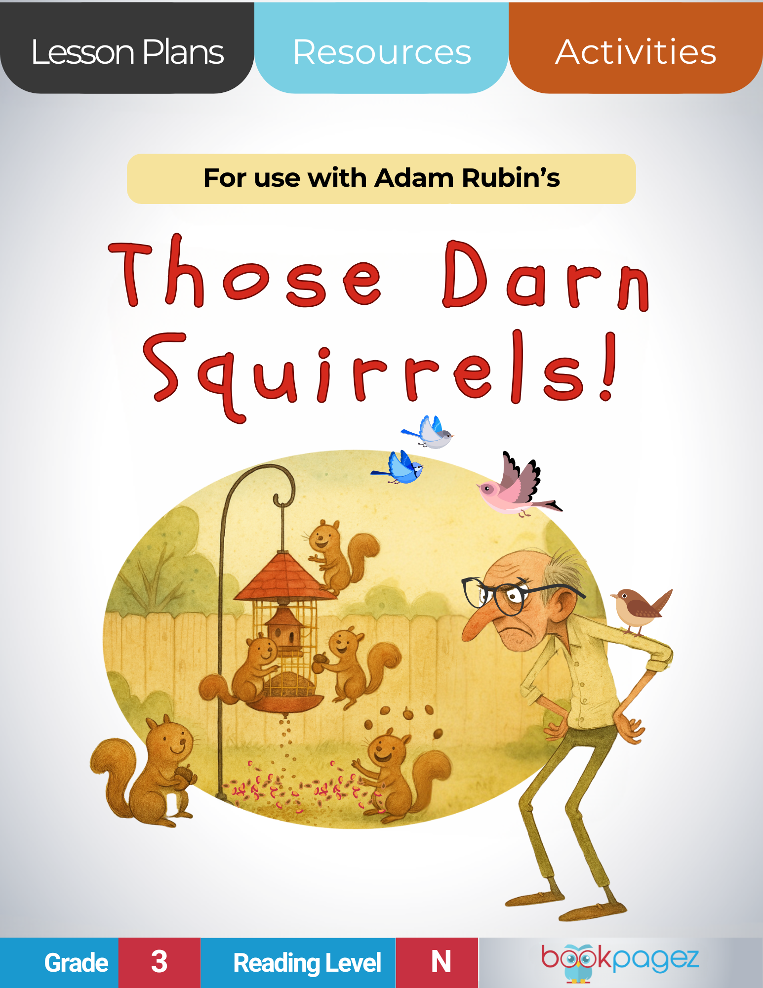 The cover for Those Darn Squirrels! Lesson Plans and Teaching Resources