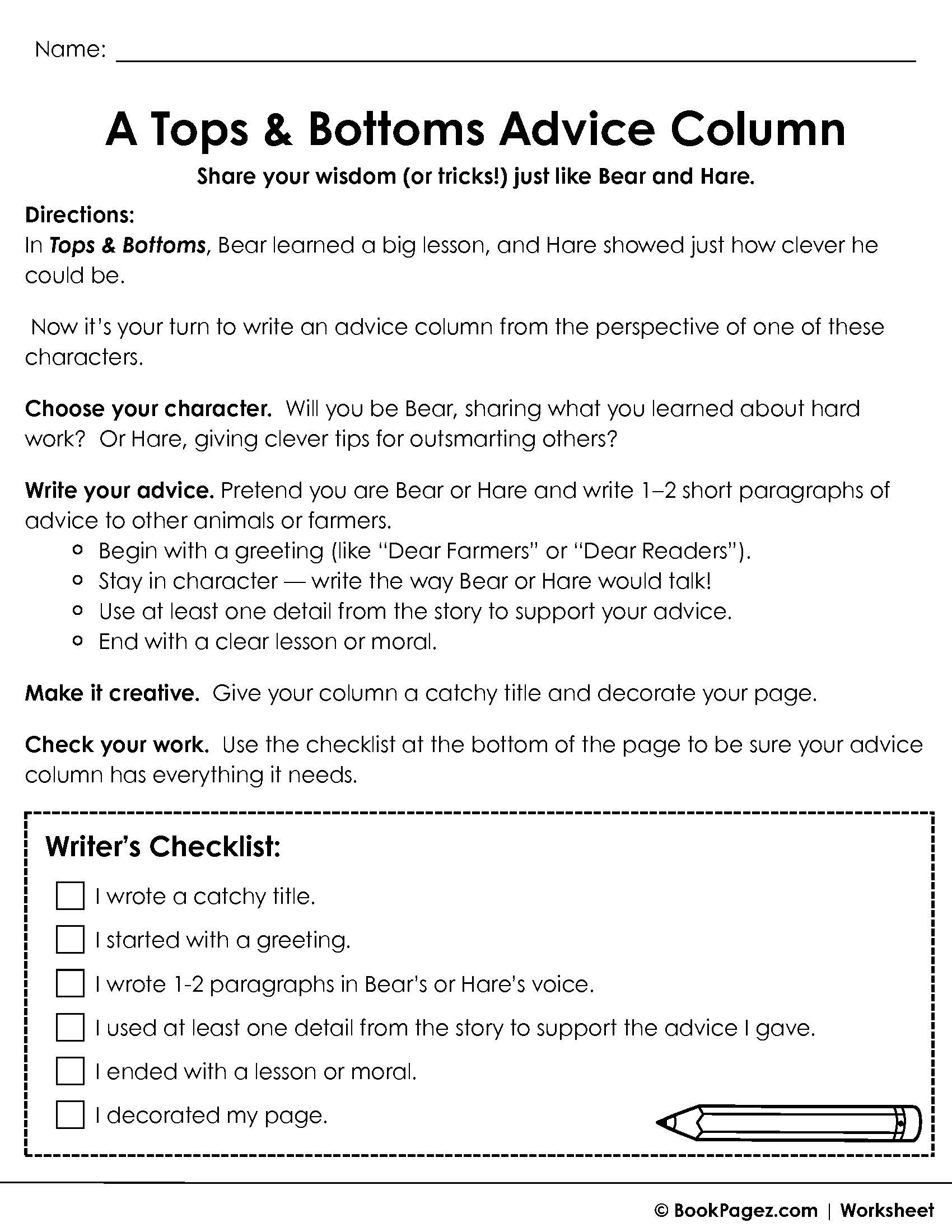 The first page of Asking Questions with A Bad Case of Stripes