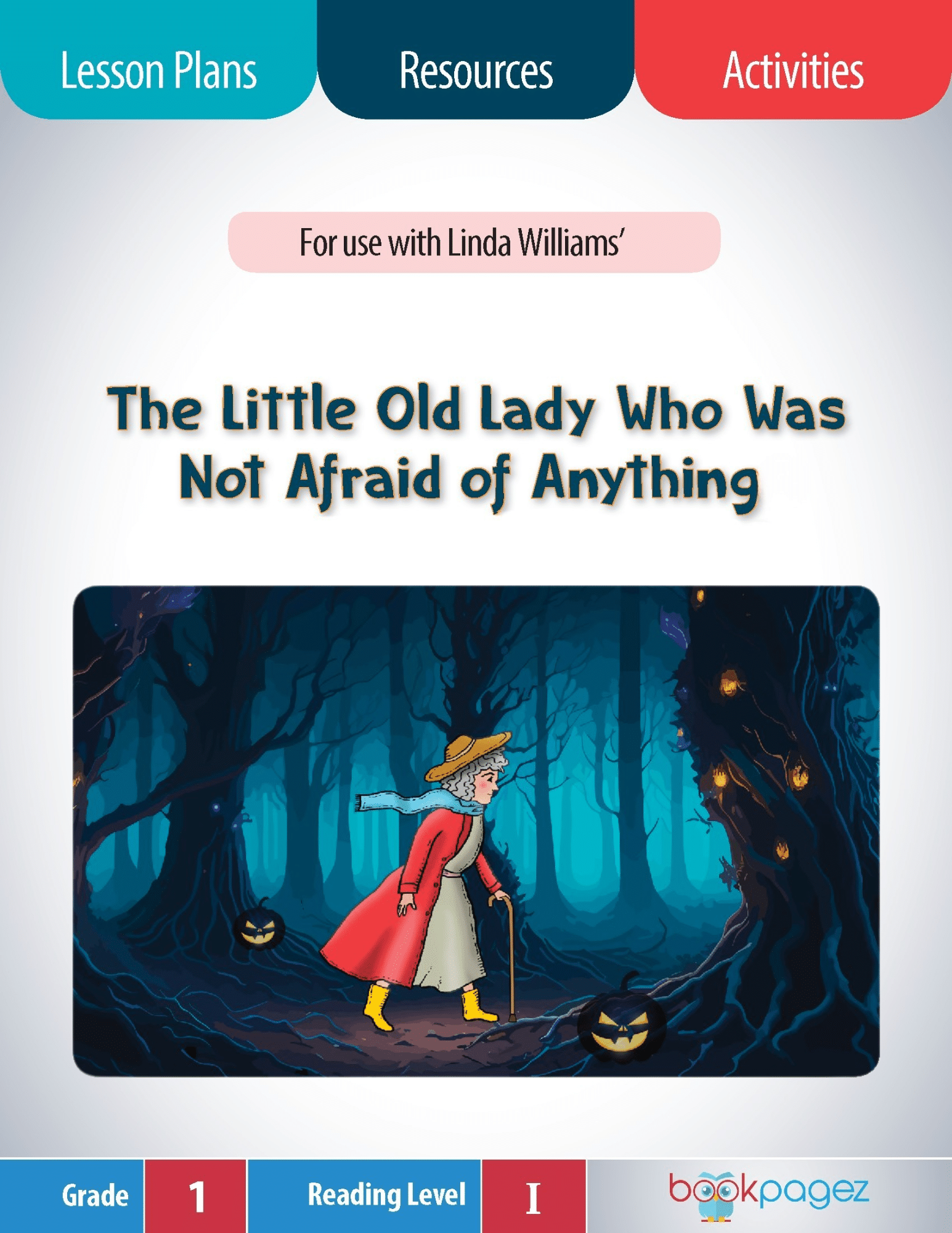 The cover for The Little Old Lady Who Was Not Afraid of Anything Lesson Plans and Teaching Resources