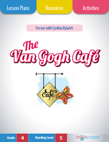 The cover for The Van Gogh Cafe Lesson Plans and Teaching Resources