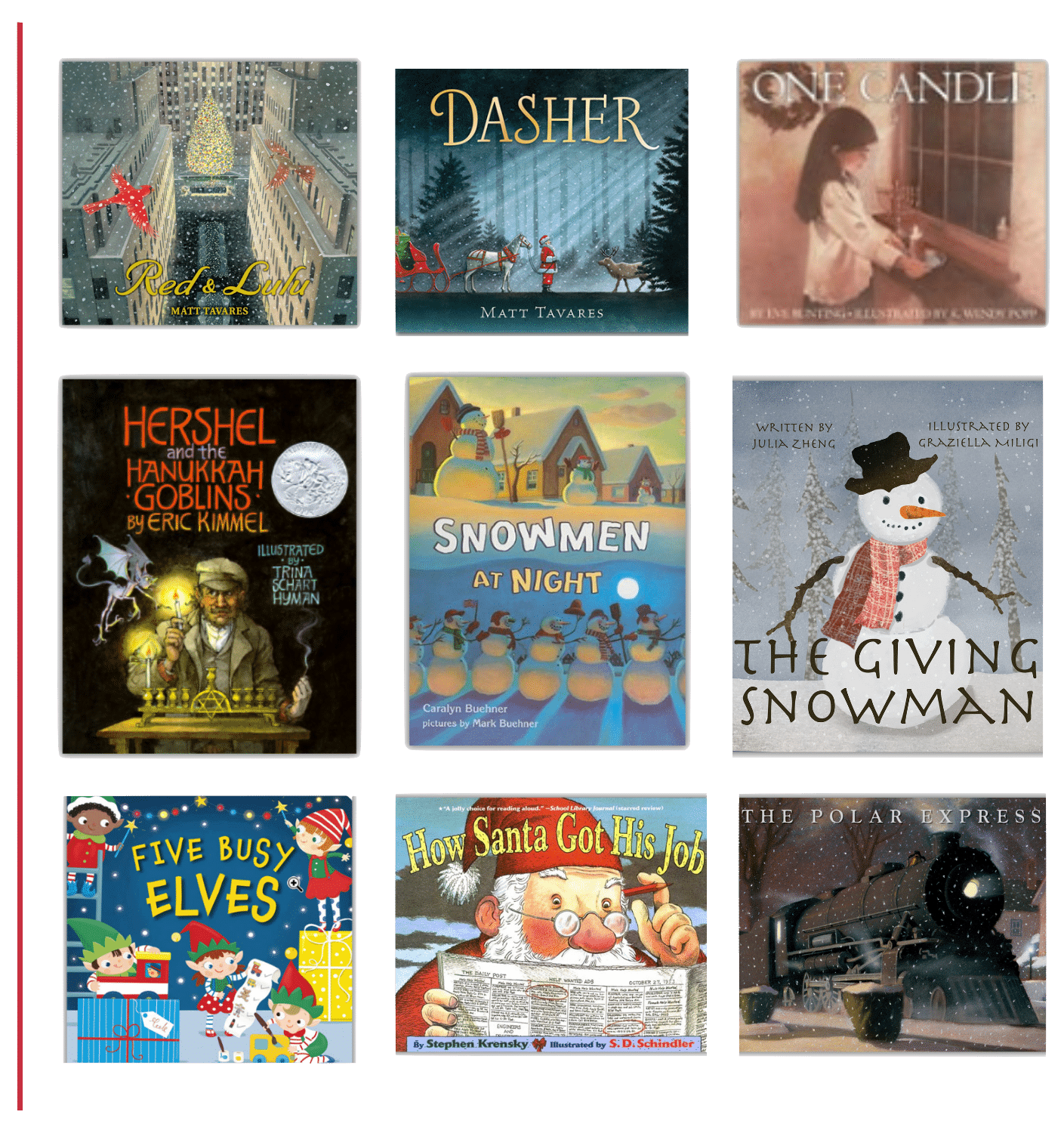 Holiday Read Aloud Grid2