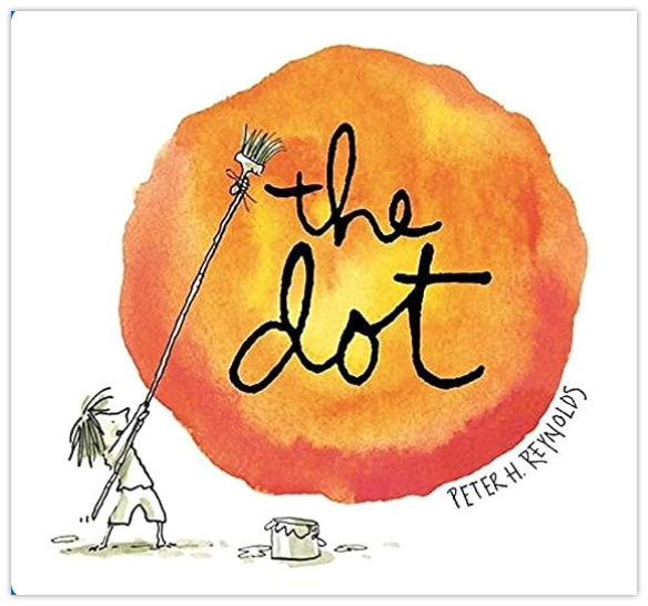 The cover for the book The Dot