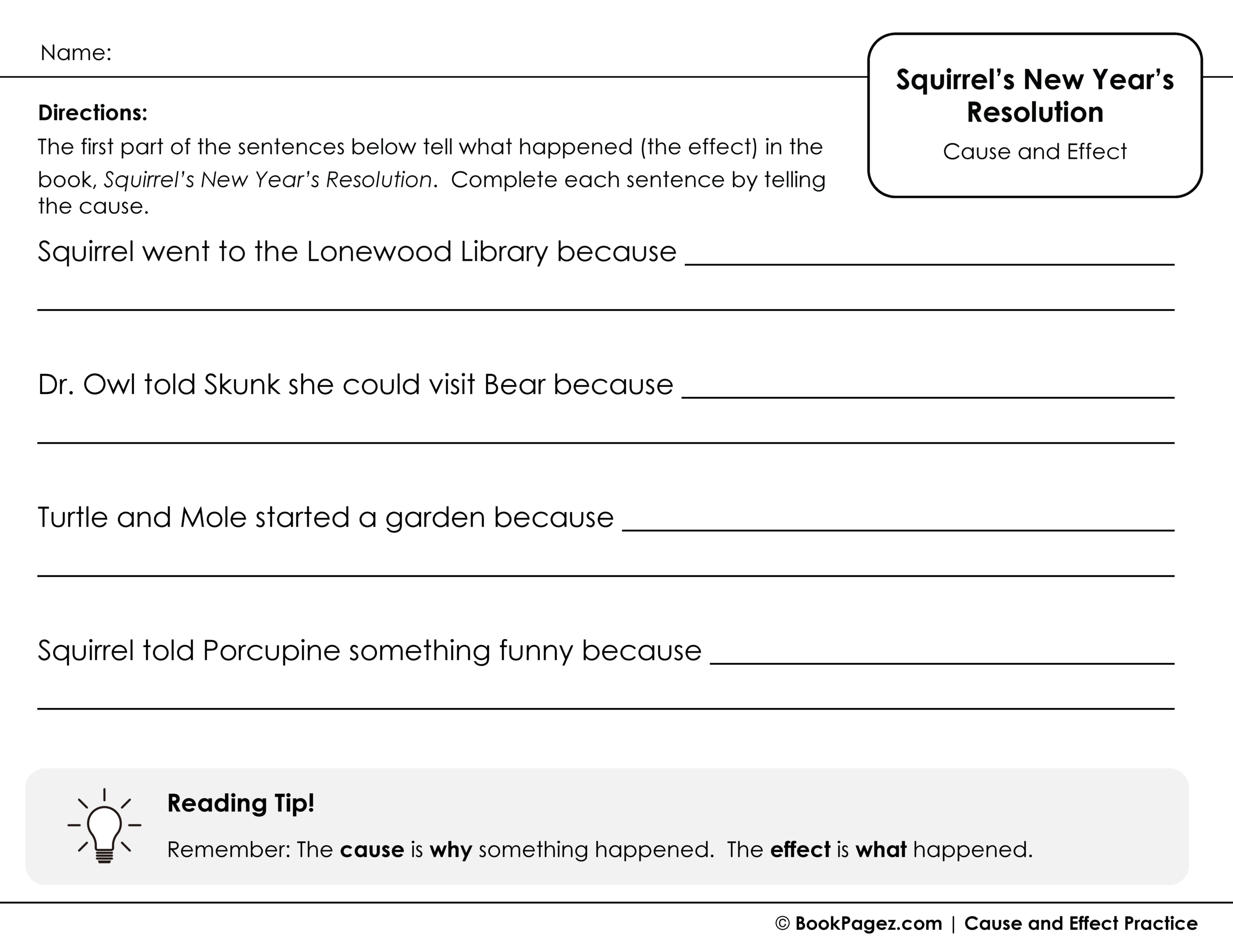 The first page of Asking Questions with A Bad Case of Stripes