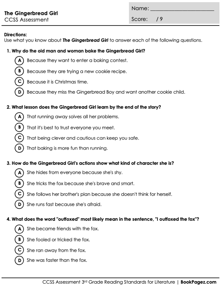The first page of Asking Questions with A Bad Case of Stripes