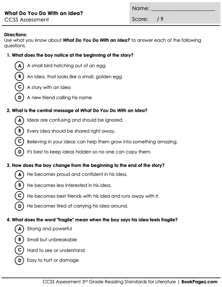 The first page of Asking Questions with A Bad Case of Stripes