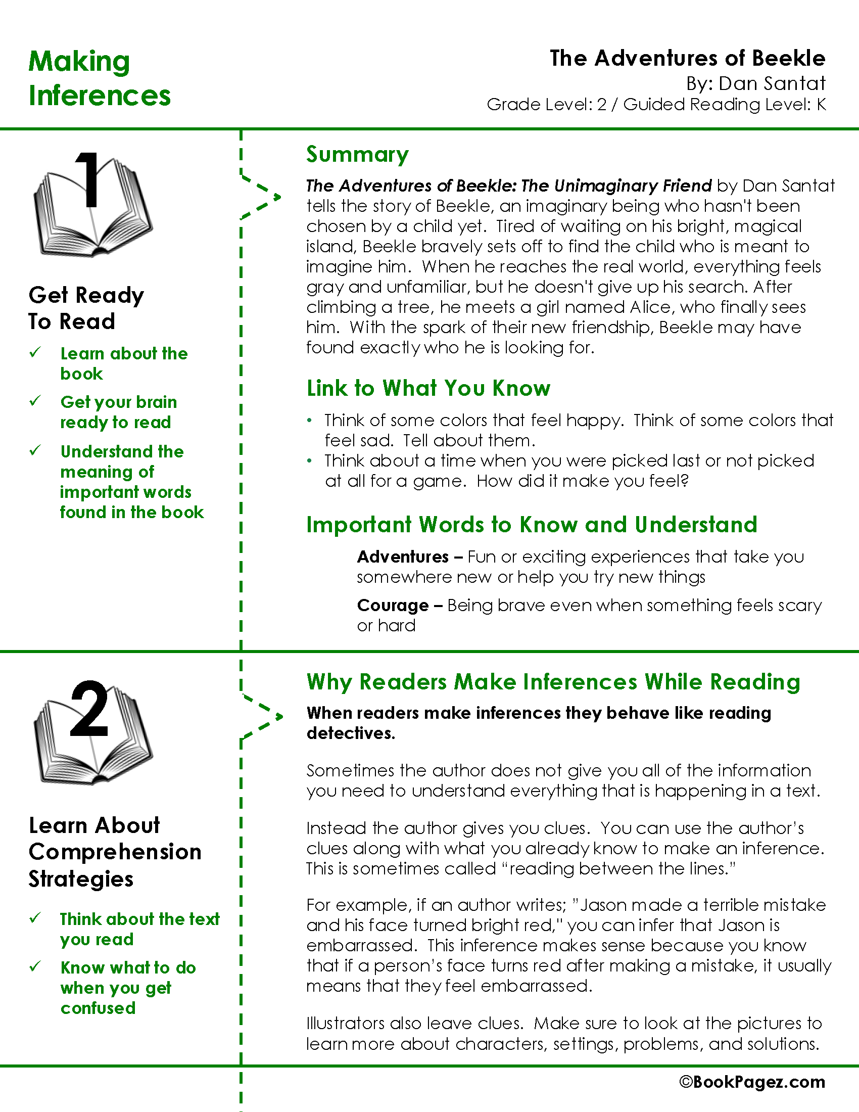 The first page of Asking Questions with A Bad Case of Stripes