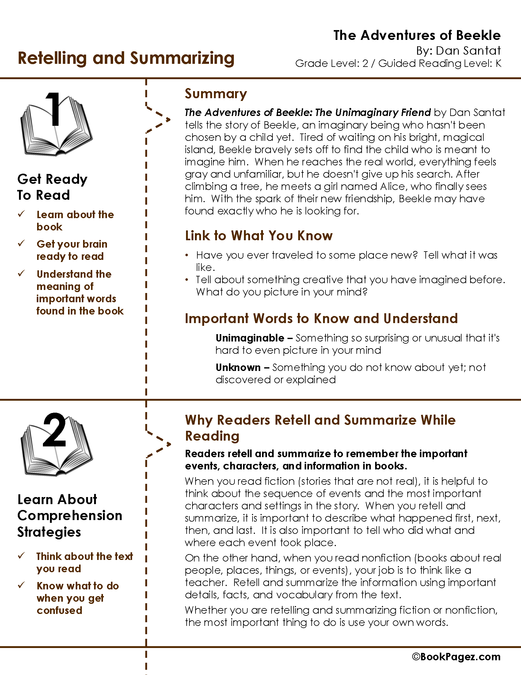 The first page of Asking Questions with A Bad Case of Stripes