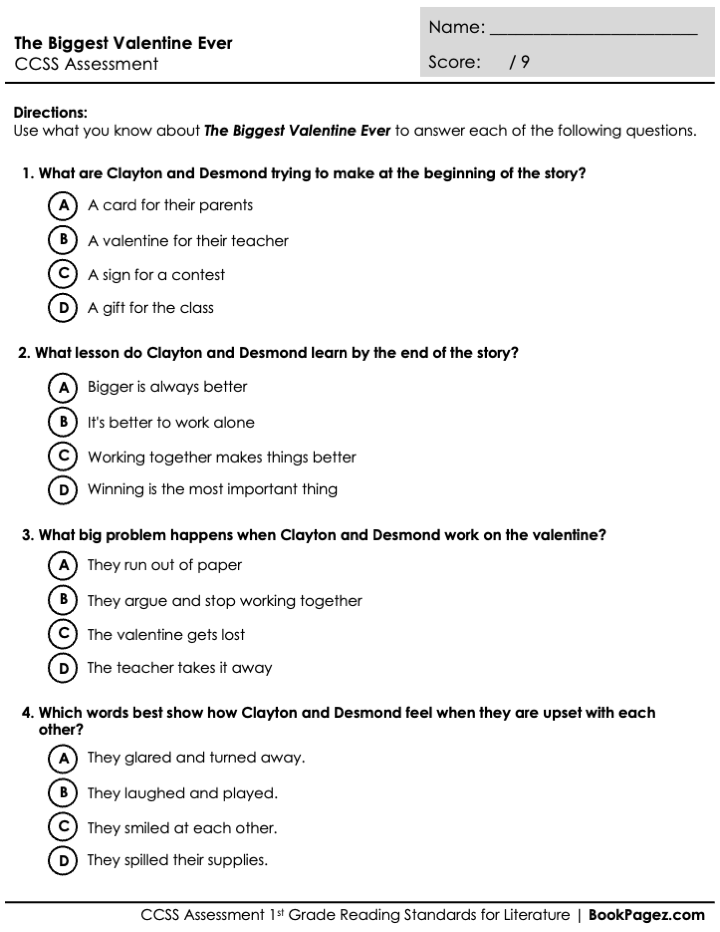 The first page of Asking Questions with A Bad Case of Stripes