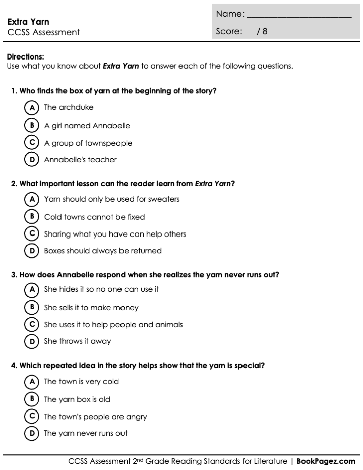 The first page of Asking Questions with A Bad Case of Stripes