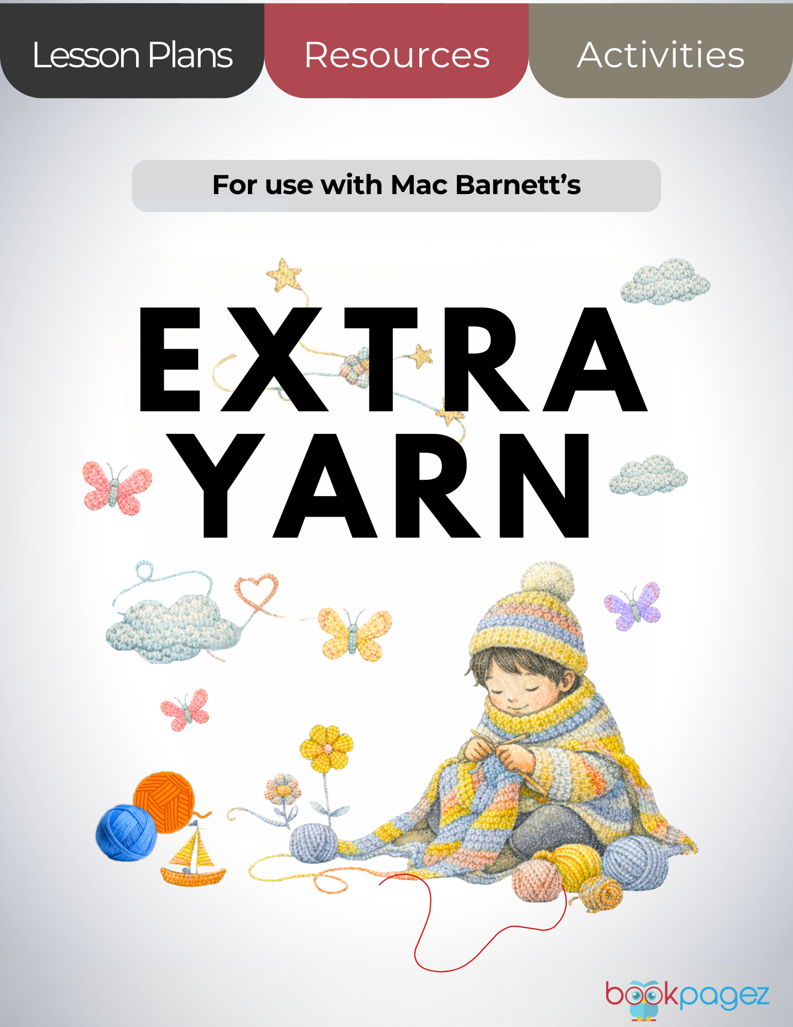The cover for Extra Yarn Lesson Plans and Teaching Resources