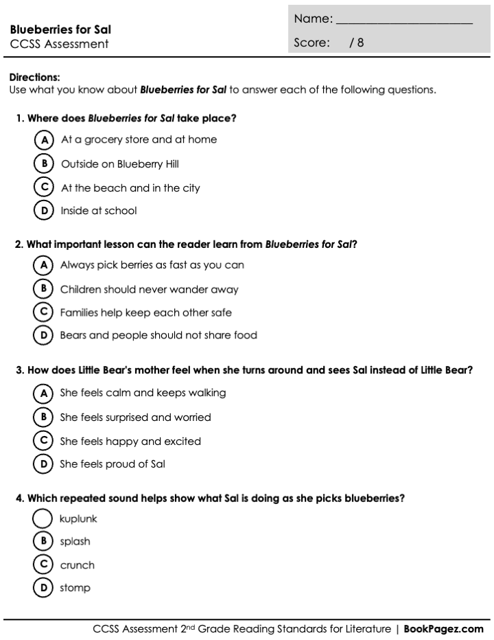 The first page of Asking Questions with A Bad Case of Stripes