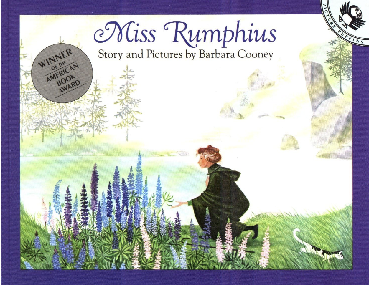 The cover for the book Miss Rumphius