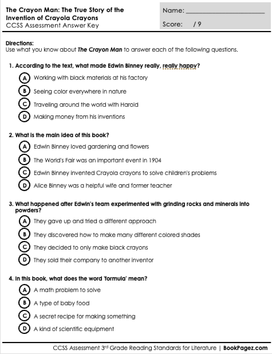 The first page of Asking Questions with A Bad Case of Stripes