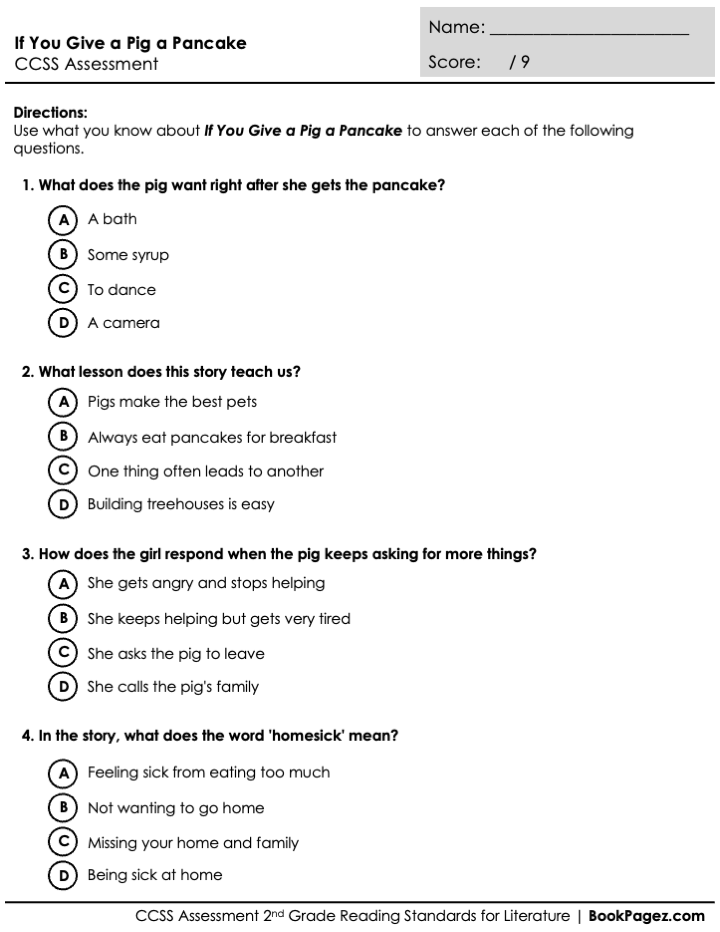 The first page of Asking Questions with A Bad Case of Stripes