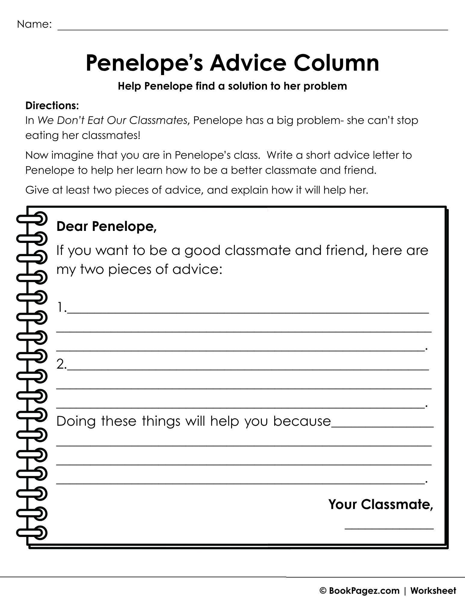 The first page of Asking Questions with A Bad Case of Stripes