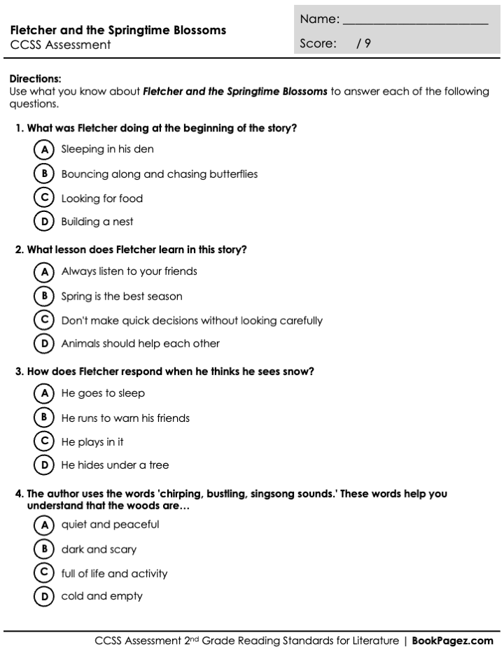 The first page of Asking Questions with A Bad Case of Stripes