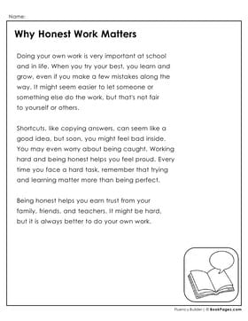 The first page of Asking Questions with A Bad Case of Stripes